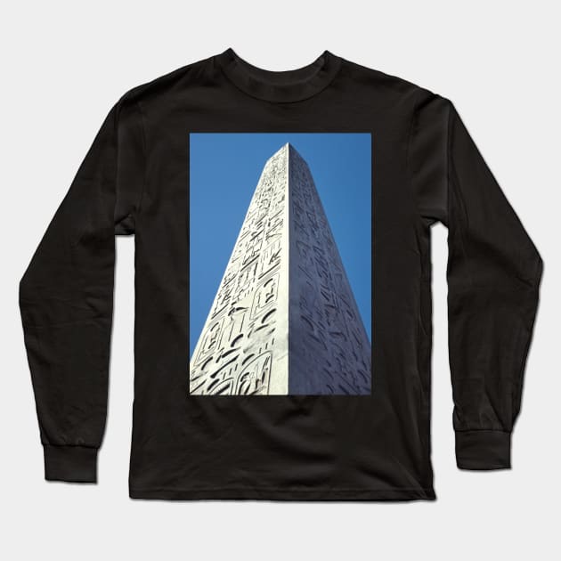 Obelisk, Luxor, Egypt Long Sleeve T-Shirt by Carole-Anne